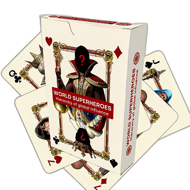 The card deck “World Superheroes”