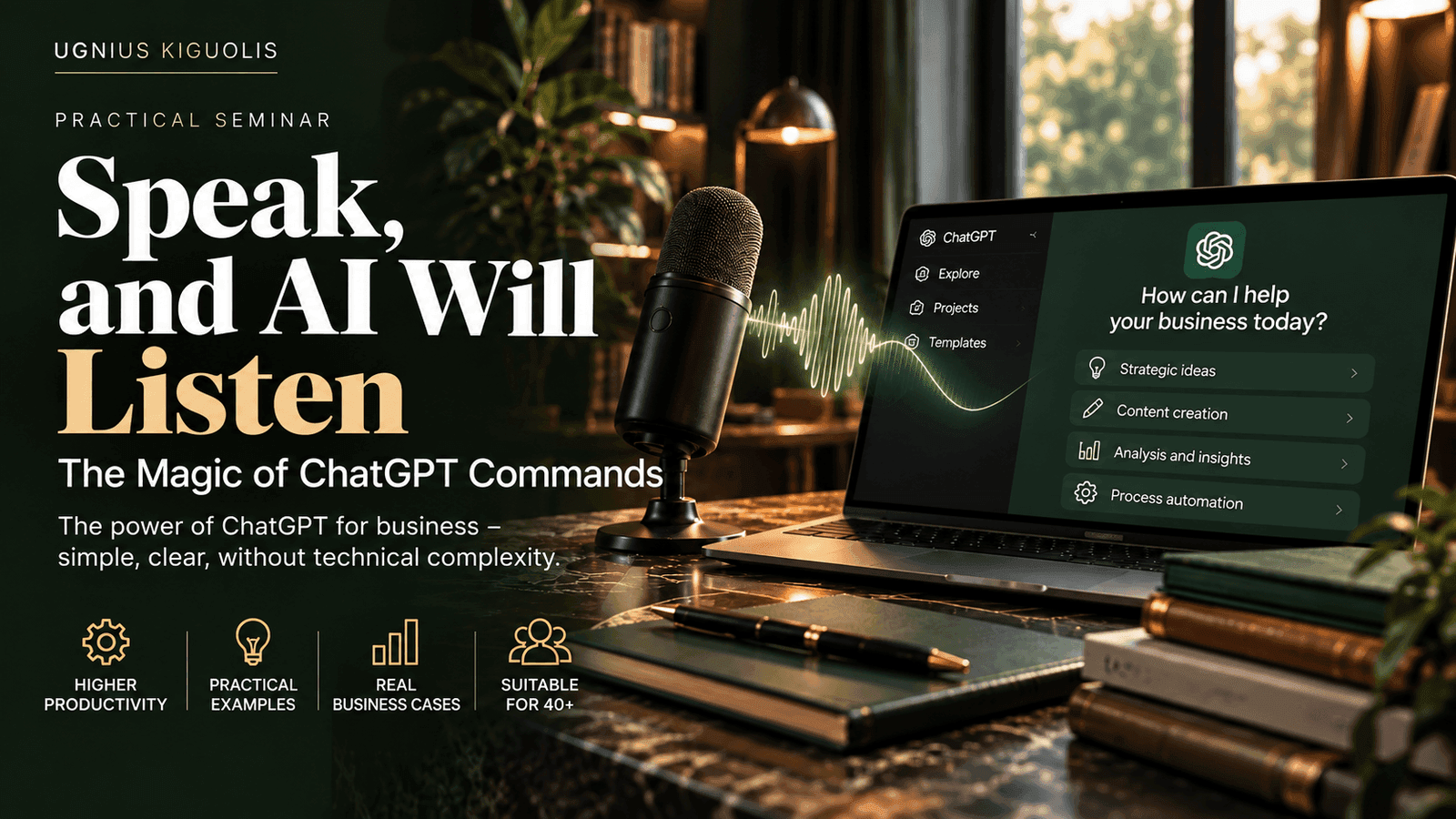 Speak - and AI Will Listen: The Magic of ChatGPT Commands