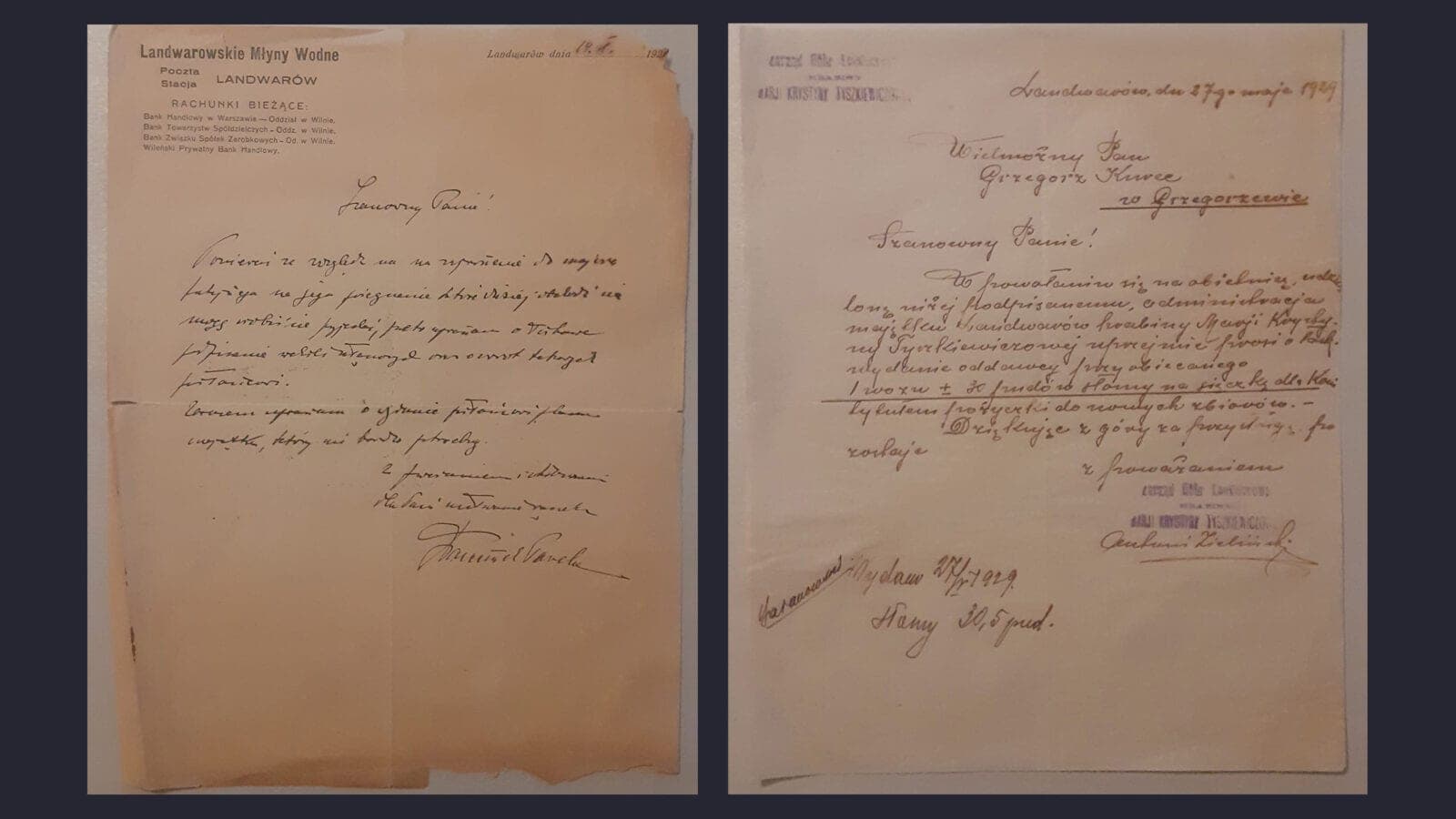 Surviving documents: a glimpse into desperate times