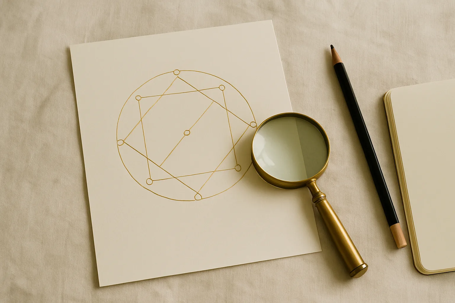 How to read a destiny matrix chart: points, lines and the order of reading