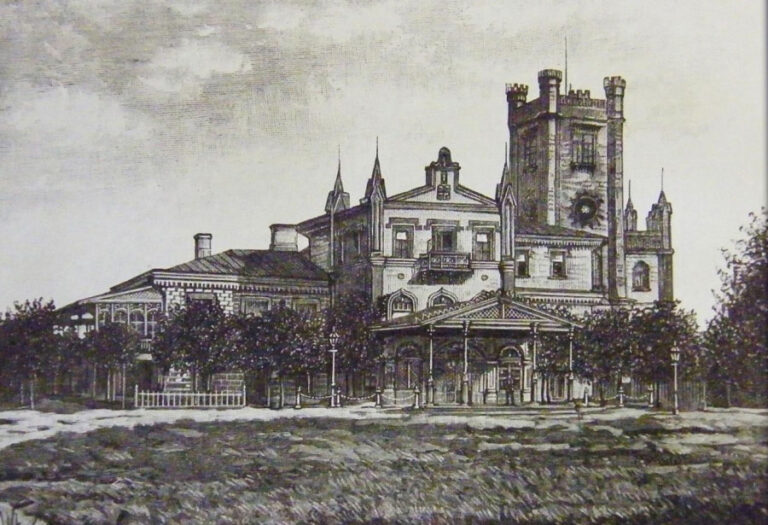 Earliest pictures of Lentvaris Manor