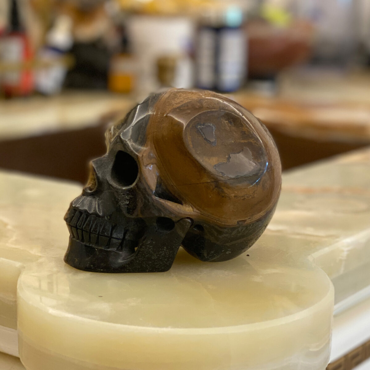 Tiger Eye Skull - Image 3