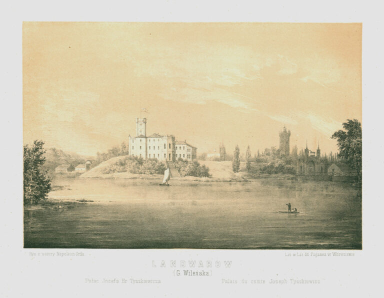 Earliest pictures of Lentvaris Manor