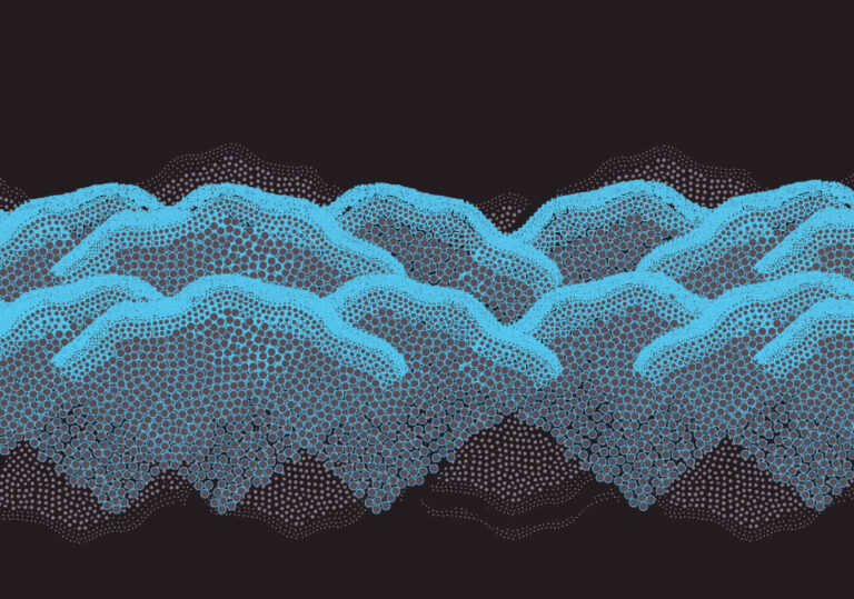 Into which materials can biopatterns be recorded, and how do they work?
