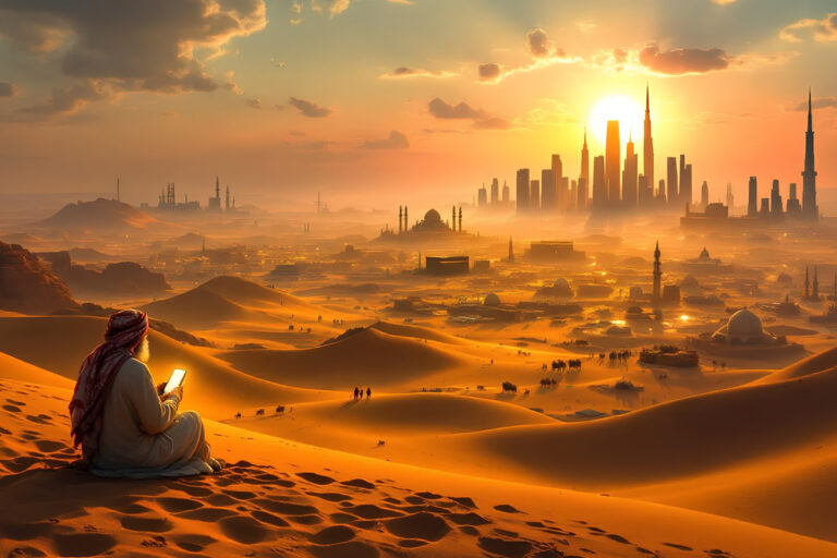 The Desert That Remembers: The Arabian Peninsula from Sand to Silicon