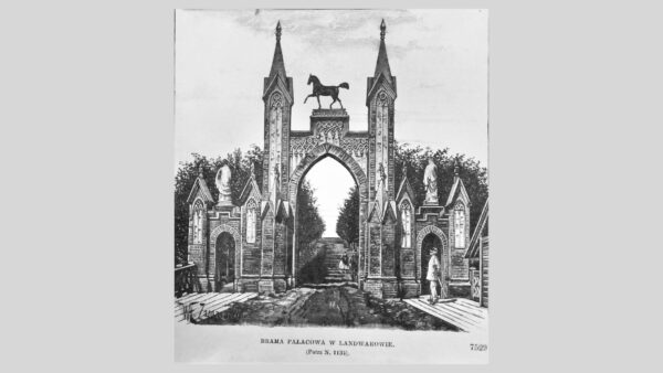 The Magnificent Gates of the Old Lentvaris Manor