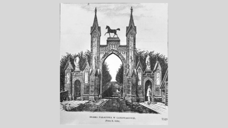 The Magnificent Gates of the Old Lentvaris Manor