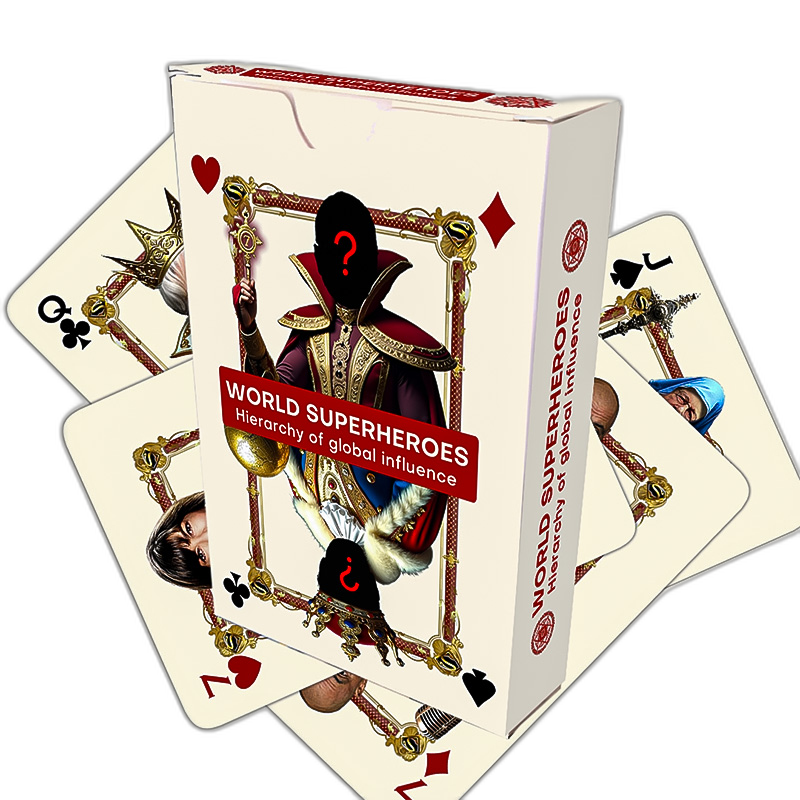 The card deck “World Superheroes”
